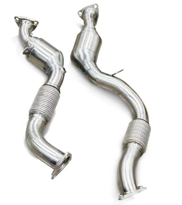 Custom - Fit Stainless Steel Exhaust Downpipe Heat Insulation For Cayenne 957 3.6 And 4.8T (2003- 2011) high quality